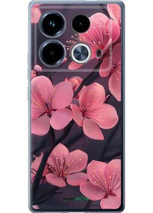 Чохол на infinix note 40 пурпурова сакура "6075u-3707-2448"