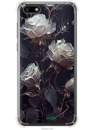 Чехол на huawei honor 7a розы 2 "5550sp-1805-2448"