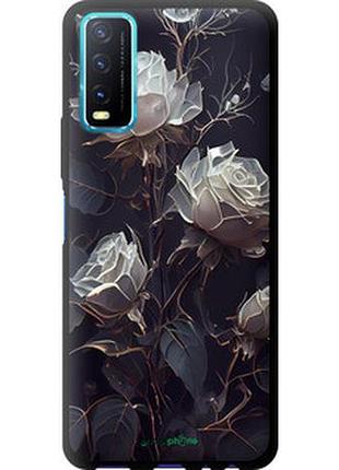 Чехол на vivo y20 розы 2 "5550b-2078-2448"
