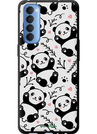 Чехол на oppo reno 4 pro панды "4318b-2024-2448"