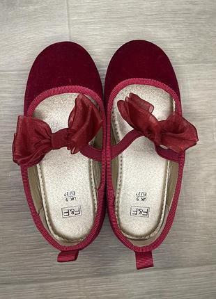 Балетки/туфельки для дівчинки f&f 5