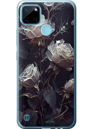 Чехол на realme c21y розы 2 "5550u-2472-2448"