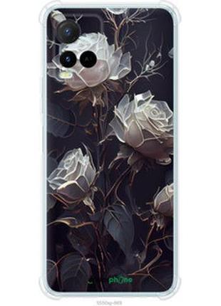 Чехол на vivo y21s розы 2 "5550sp-2550-2448"