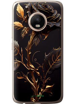 Чехол на motorola moto g5 plus роза 3 "5552t-1038-2448"