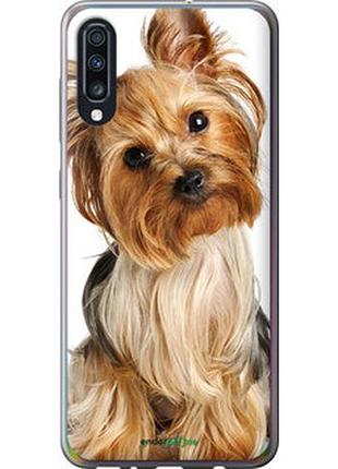 Чехол на samsung galaxy a70 2019 a705f йоркширский терьер с хвостиком "930u-1675-2448"