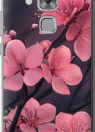 Чохол на huawei nova plus пурпурова сакура "6075u-961-2448"