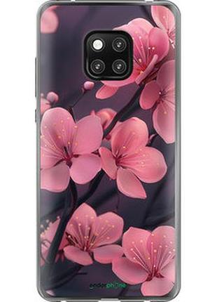 Чохол на huawei mate 20 pro пурпурова сакура "6075t-1567-2448"