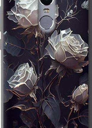Чехол на xiaomi redmi note 4 розы 2 "5550t-352-2448"