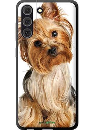 Чехол на samsung galaxy s21 fe йоркширский терьер с хвостиком "930b-2302-2448"