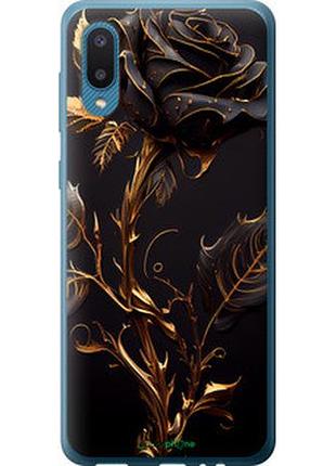 Чехол на samsung galaxy a02 a022g роза 3 "5552t-2260-2448"