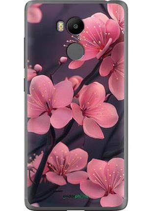 Чехол на xiaomi redmi 4 pro пурпурная сакура "6075u-438-2448"