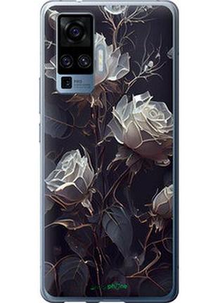 Чехол на vivo x50 pro розы 2 "5550u-1956-2448"