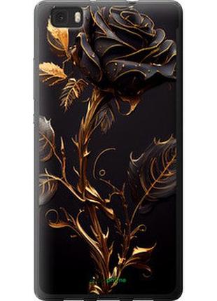 Чехол на huawei ascend p8 lite роза 3 "5552u-126-2448"