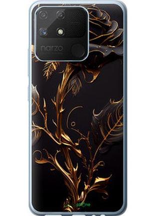 Чехол на realme narzo 50a роза 3 "5552u-2514-2448"