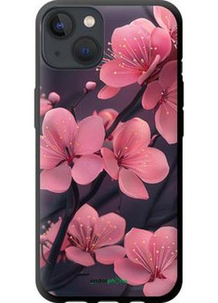 Чехол на iphone 13 пурпурная сакура "6075b-2374-2448"