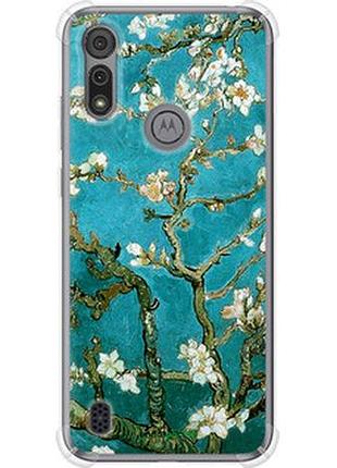 Чехол на motorola e6i винсент ван гог. сакура "841sp-2355-2448"