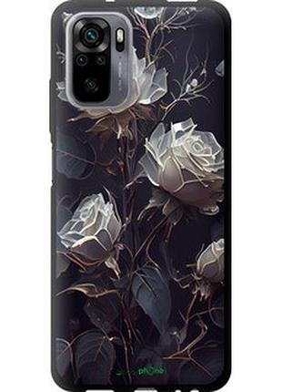Чехол на xiaomi redmi note 10s розы 2 "5550b-2577-2448"