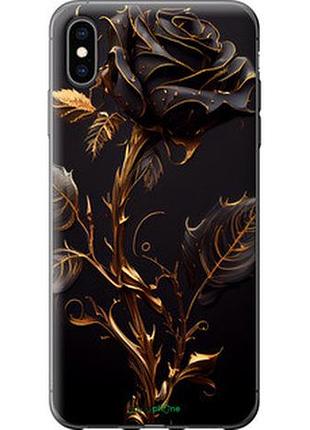 Чехол на iphone xs max роза 3 "5552t-1557-2448"