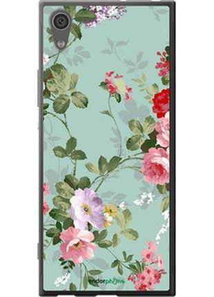 Чехол на sony xperia xa1 g3112 цветочные обои 2 "862t-964-2448"