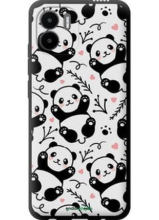 Чехол на xiaomi redmi a1 панды "4318b-2768-2448"