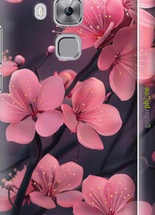 Чехол на huawei nova plus пурпурная сакура "6075m-961-2448"