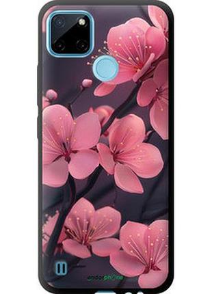 Чехол на realme c25y пурпурная сакура "6075b-2553-2448"