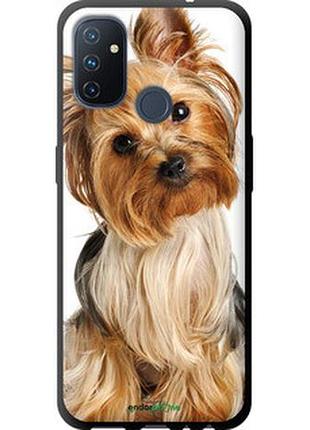 Чехол на oneplus nord n100 йоркширский терьер с хвостиком "930b-2130-2448"