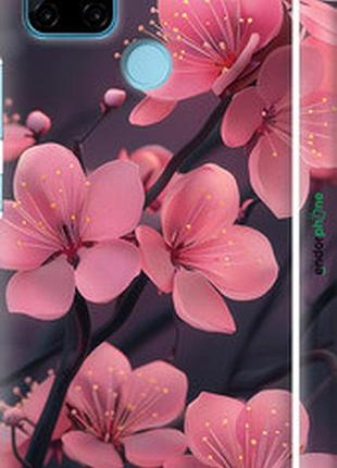 Чехол на realme c21y пурпурная сакура "6075m-2472-2448"