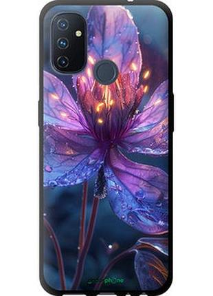Чехол на oneplus nord n100 магический цветок "6038b-2130-2448"