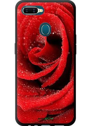 Чехол на oppo a5s красная роза "529b-1892-2448"