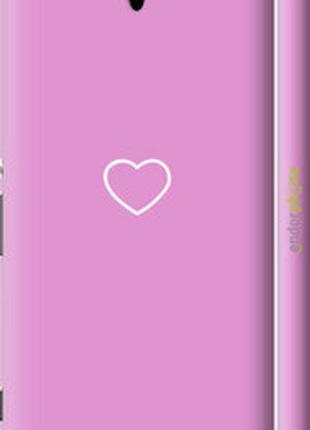 Чехол на sony xperia c5 ultra dual e5533 сердце 2 "4863m-506-2448"
