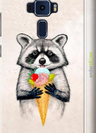 Чохол на asus zenfone 3 ze552kl єнотик з морозивом "4602m-448-2448"