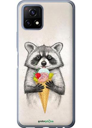 Чохол на vivo y52s єнотик з морозивом "4602u-2242-2448"