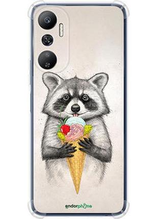 Чехол на infinix hot 20 енотик с мороженым "4602sp-2966-2448"