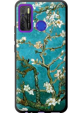 Чехол на tecno camon 15 винсент ван гог. сакура "841b-2405-2448"