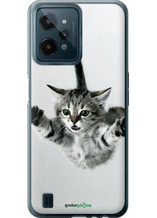 Чехол на realme c31 летящий котёнок "2322u-2593-2448"