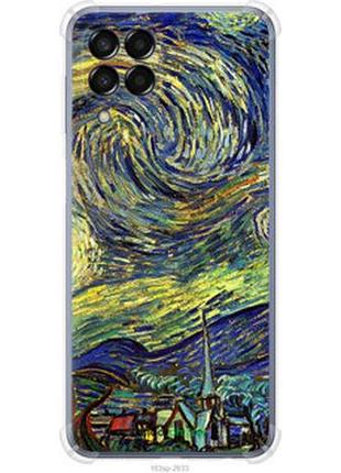 Чехол на samsung galaxy m33 m336b винсент ван гог. звёздная ночь "163sp-2633-2448"