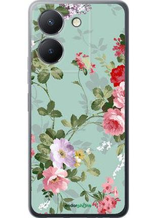 Чехол на vivo y27 5g цветочные обои 2 "862u-3407-2448"