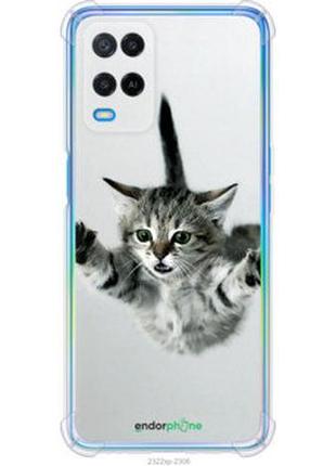 Чехол на oppo a54 летящий котёнок "2322sp-2306-2448"