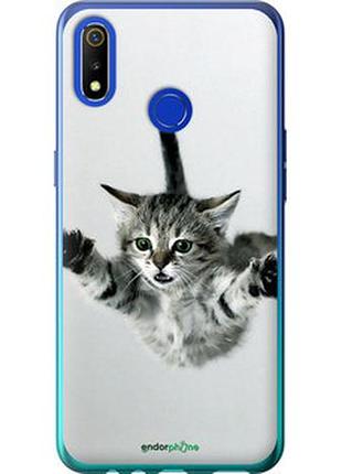 Чохол на realme 3 летючий кошенят "2322u-1869-2448"