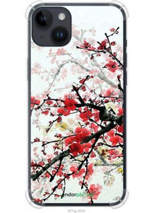 Чохол на iphone 14 plus квітучий кущ "831sp-2645-2448"