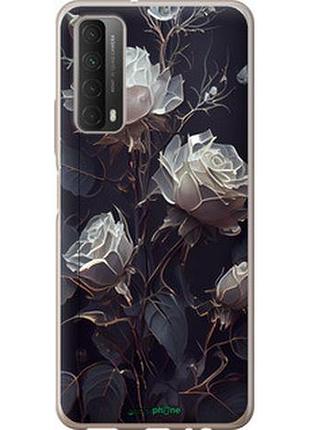 Чохол на huawei p smart 2021 троянди 2 "5550u-2100-2448"
