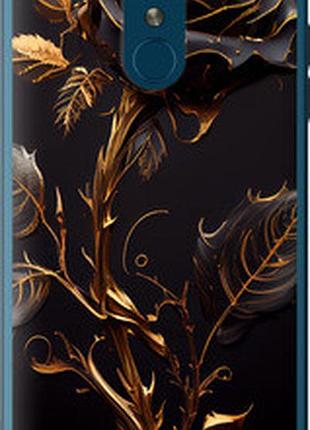 Чехол на lg k8 2018 роза 3 "5552u-1384-2448"