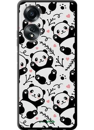 Чехол на oppo a58 4g панды "4318b-3184-2448"