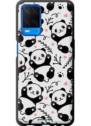 Чехол на oppo a54 панды "4318b-2306-2448"