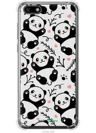 Чехол на huawei honor 7a панды "4318sp-1805-2448"