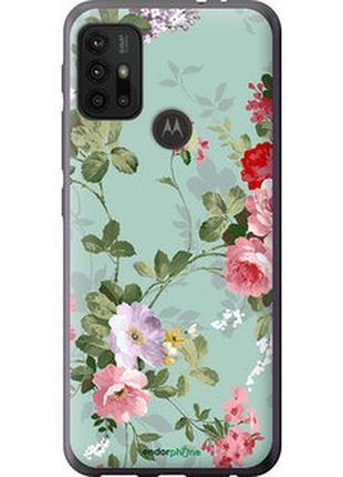 Чохол на motorola moto g30 квіткові шпалери 2 "862u-2320-2448"
