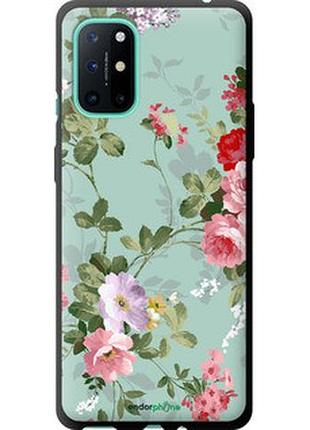 Чехол на oneplus 8t цветочные обои 2 "862b-2113-2448"