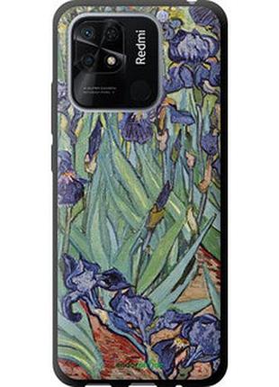 Чехол на xiaomi redmi 10c винсент ван гог. ирисы "161b-2591-2448"