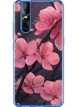 Чехол на vivo v15 pro пурпурная сакура "6075u-1763-2448"